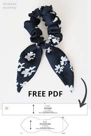 We have a variety of free knitting patterns for baby hats, including beanies, pixie hats, earflap hats, preemie hats, cute animal hats and more. Free Printable Template Scrunchies With Tails Pdf Pattern Free Printable Sewing Patterns Printable Sewing Patterns Diy Sewing Pattern