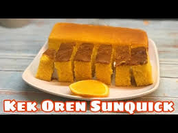 Kek ni memang sangat moist dan lembut, bertambah sedap dengan krim frosting yang menggunakan krim cheese. Kek Oren Sunquick Sedapnya Youtube