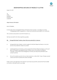 Dropshipping Return Of Products How Do I Manage Returns When Drop Shipping Download This Drop Shipping Return Of Product Templates Policy Template Lettering