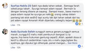 Adam rayqal mohd sufi gambar pembunuh bayi kisah pembunuhan bayi 2018 nama pengasuh adam rayqal mohd sufi pengasuh bunuh bayi simpan bayi dalam peti ais. Adam Sayang Sejuk Ya Dalam Peti Tu Status Fb Ibu Adam Buat Ramai Menitiskan Air Mata