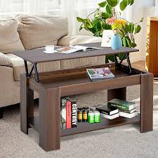 The next table in my review is a bespoke and fully customizable reclaimed wood desk table by berusticco. 100cm Modern Lift Up Top Coffee Table Desk Hidden Storage Bottom Shelf Living 5056029817308 Ebay