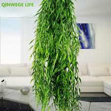 Las plantas de interior reducen los niveles de dióxido de carbono, incrementan la humedad del aire, relajan y hacen más agradable el ambiente del hogar. Decoracion Del Hogar Plantas Artificiales De Mimbre Para Colgar En La Pared O En El Interior O En Boda Hogar Y Cocina Checkspeed In