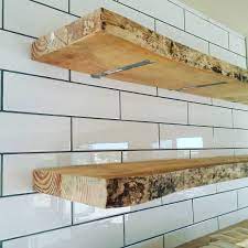 Kim Gatto Interior Design On Instagram Floating Live Edge Shelves Insta Live Edge Shelves Interior Design Kitchen Contemporary Kitchen Interior Design Modern