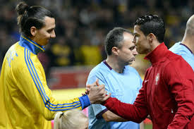 When cristiano ronaldo and ibrahimović made history in the same match song: Ibrahimovic Ronaldo In Battle To Make Euros History Goal Com
