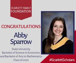 Congratulations to Abby Sparrow HH '16!!