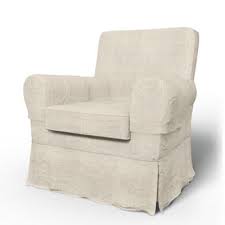 unbleached rosendal pure washed linen cover for jennylund ikea chair arm chair covers armchair ikea chair cushions