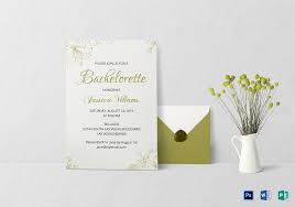 Bachelorette bbq party invitation card template: Simple Bachelorette Party Invitation Design Template In Word Psd Publisher