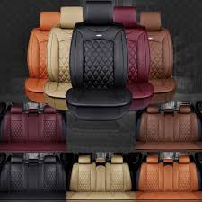 Luxury Pu Leather Car Seat Cover Cushion Pad 3d Surround Breathable Full Seat Leather Car Seat Covers Leather Car Seats Carseat Cover