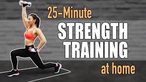 25 Min Strength Training At Home For Women To Lose Weight Joanna Soh Youtube