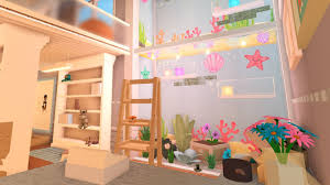To make your bedroom boho and trendy like this one, use textured decors like hangings, vases, and pillows. Bloxburg Bohemian Beach Home House Build By Frenchrxses