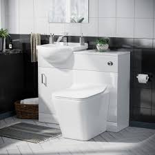 We offer a wide assortment of bathroom furniture vanities which can effortlessly complement your interior. 950 Mm Basin Sink Vanity Unit And Wc Toilet Compact Bathroom Suite Set Elora Ebay