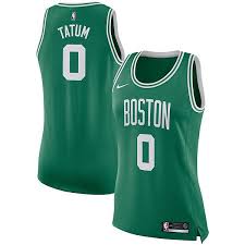 Shop boston celtics jerseys in official swingman and celtics city edition styles at fansedge. Women S Nike Jayson Tatum Kelly Green Boston Celtics Swingman Jersey Icon Edition