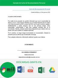 En este artículo te platicamos los elementos esenciales de un contrato de promesa de compraventa de vehículo. Carta De Recomendacion Personal Ejemplos Formato Word Pdf Gratis