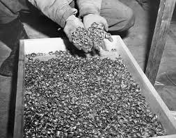 Wedding rings that were removed from holocaust victims before they were  executed [3000x2372] circa 1945 : rHistoryPorn