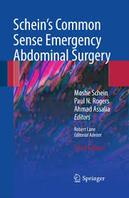 Of joy and common sense. Schein S Common Sense Emergency Abdominal Surgery Springerlink