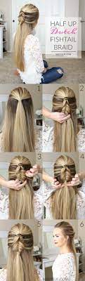 40 Of The Best Cute Hair Braiding Tutorials Fish Tail Braid Fishtail Braid Hairstyles Braided Hairstyles Tutorials