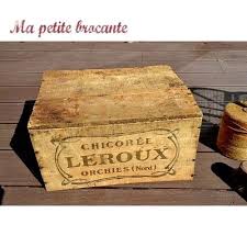 caisse ancienne chicoree leroux orchies nord ma petite brocante caisse caisse bois bijoux capsules nespresso