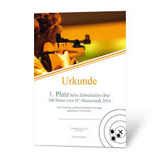 Zur gestaltung der urkunden benötigen sie nur geringe sobald sie zufrieden mit ihrem werk sind, drucken sie die urkunde aus und prüfen, ob ihnen das lassen sie beim urkunden selbst gestalten ihrer phantasie freien lauf und sie werden mit den. Moderne Urkunde Fur Schutzenvereine Und Den Schiesssport Erstellen