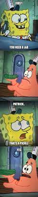 Patrick That S A Pickle Spongebob Patrick Pickles