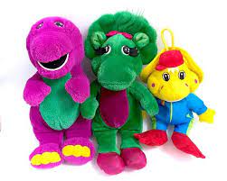 Vintage 90s Barney Baby Bop Plush Lot Set The Lyons Group Etsy Barney 3rd Baby Kids Memories