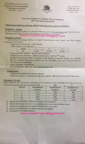 Exemple Concours Master Finance Islamique 2016 2017 Fsjes Marrakech Fsjes Master Concours Et Examens D Acces Au Master Maroc
