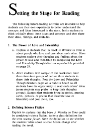 A Wrinkle In Time Page 5 A Wrinkle In Time Reading Activities Novel Studies