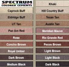 I've seen all kinds of info online and wouldn't want to start pulling out and replacing bricks using the wrong one. Spectrum Colored Cements Legends Stone Natural Stone Building Stone Thin Veneer Houston Tx Architectural Stone
