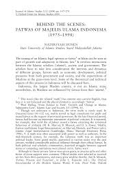 Apa yang dimaksud oleh hukum kristus? Pdf Behind The Scenes Fatwas Of Majelis Ulama Indonesia 1975 1998