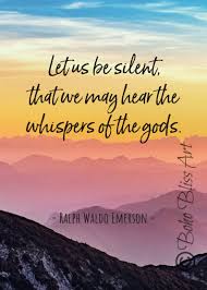 Ralph Waldo Emerson Quote Let Us Be Silent That We May Hear The Whispers Of The Gods Wall Art Home Emerson Quotes Ralph Waldo Emerson Quotes Nature Quotes