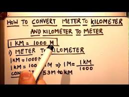 How To Convert Meter To Kilometer And Kilometer To Meter
