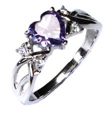 Black And Purple Promise Rings Amethyst Purple Heart Shaped Promise Ring Beautiful Promise Rings Beautiful Promise Rings Heart Shaped Promise Rings Heart Shaped Rings