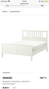 42 s8 ikea hemnes bett 140x200 fuhrung. Ikea Hemnes Bett Weiss 140x200 In Berlin Neukolln Ebay Kleinanzeigen