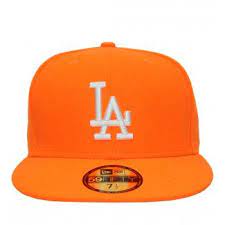New Era 59fifty League Basic Mlb La Dodgers Mens Cap Aw13 Hunter Flame Available At Hypedirect Com Neon Brights Fashion New Era 59fifty Dodgers Dodger Hats