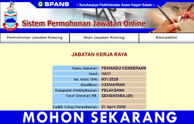Sabah tarikh tutup permohonan : Jawatan Kosong Kerajaan Negeri Sabah 2020 Pemandu Kenderaan Gred H11 25 Kekosongan Jawatan Kosong Terkini Negeri Sabah