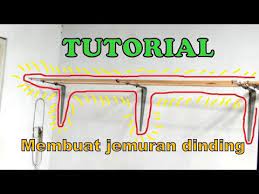 #jemuranlipat #jemurantempel #jemurankayu #jatibelanda #kangngoprekassalamualaikum. Cara Membuat Jemuran Dinding Inspirasi Desain Rumah 2019