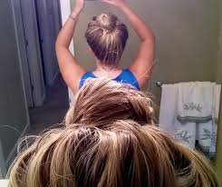 After moisturizing & sealing or after you've washed, conditioned, and air dried your hair, put your hair into a bun and you'll notice that your hair will remain moisturized for a longer period of time since all the hair is gathered together and tucked away from the elements (i.e. Wet Hair Bun Thehairnecessities