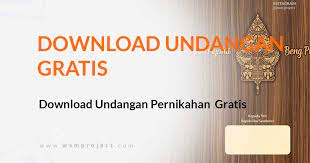 500+ desain undangan pernikahan format psd photoshop. Download Template Undangan Pernikahan Gratis Siap Pakai
