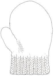 The Mitten Mural Glove Coloring Page Winter Kindergarten Mitten Winter Classroom