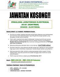 Click the link below to apply and kindly check the closing date and the requirement for the. Iklan Jawatan Kosong Untuk Jawatan Alaf Juara Enterprise Facebook