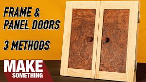 Frame and panel doors are a simple way to create lightweight, strong doors that add a modern look to your projects. 3 Ways To Make Frame And Panel Doors Cope Stick Tongue Groove Youtube