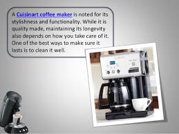 We did not find results for: Five Easy Steps To Clean A Cuisinart Coffee Maker