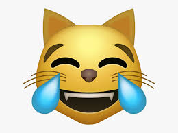 Crying cat was approved as part of unicode 6.0 in 2010 under the name crying cat face and added to emoji 1.0 in 2015. Transparent Laughter Clipart Laughing Cat Emoji Hd Png Download Transparent Png Image Pngitem