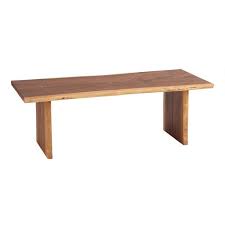 Anya & niki stylecraft badang carving natural wood edge teak contemporary coffee cocktail table with clear lacquer finish and metal hairpin legs for living room 4.1 out of 5 stars 487 $425.00 $ 425. Live Edge Wood Sansur Coffee Table World Market