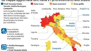 Nessuna regione è zona verde, perché nessuna è esente da un rischio moderato o elevato. Nuove Strette Oggi Le Nuove Zone Rosse E Arancioni In Arrivo I Covid Hote