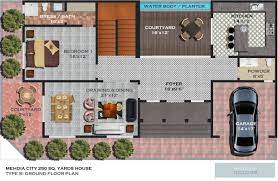 Type B 250 Sq Yards Prototype House For Mehdia City By Mankani Architecture