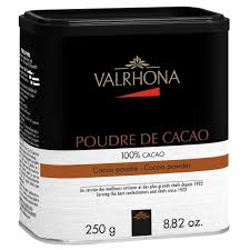 Imagine eating a 100% dark chocolate bar: Valrhona Poudre De Cacao Kakaopulver 100 Kakao 250 G Amazon De Lebensmittel Getranke