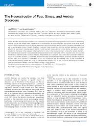 pdf the neurocircuitry of fear stress