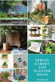 Cool and colorful ideas for a unique balcony spring comes with the most beautiful diy flower decorating ideas for your garden and yard great spring and summer inspiration ideas for home. Spring Garden And Planter Ideas Diva Of Diy
