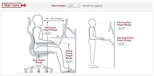 Calculate Ideal Heights For Your Ergonomic Office Desk Chair Keyboard Ergonomics Fix Ergonomic Desk Height Ergonomic Desk Reception Desk Dimensions