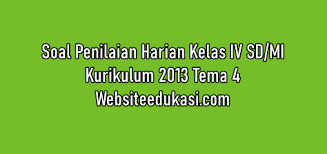 25 jumlah soal isian singkat = 15 jumlah soal uraian = Soal Ph Kelas 4 Tema 4 Dan Jawaban Tahun 2021 2022